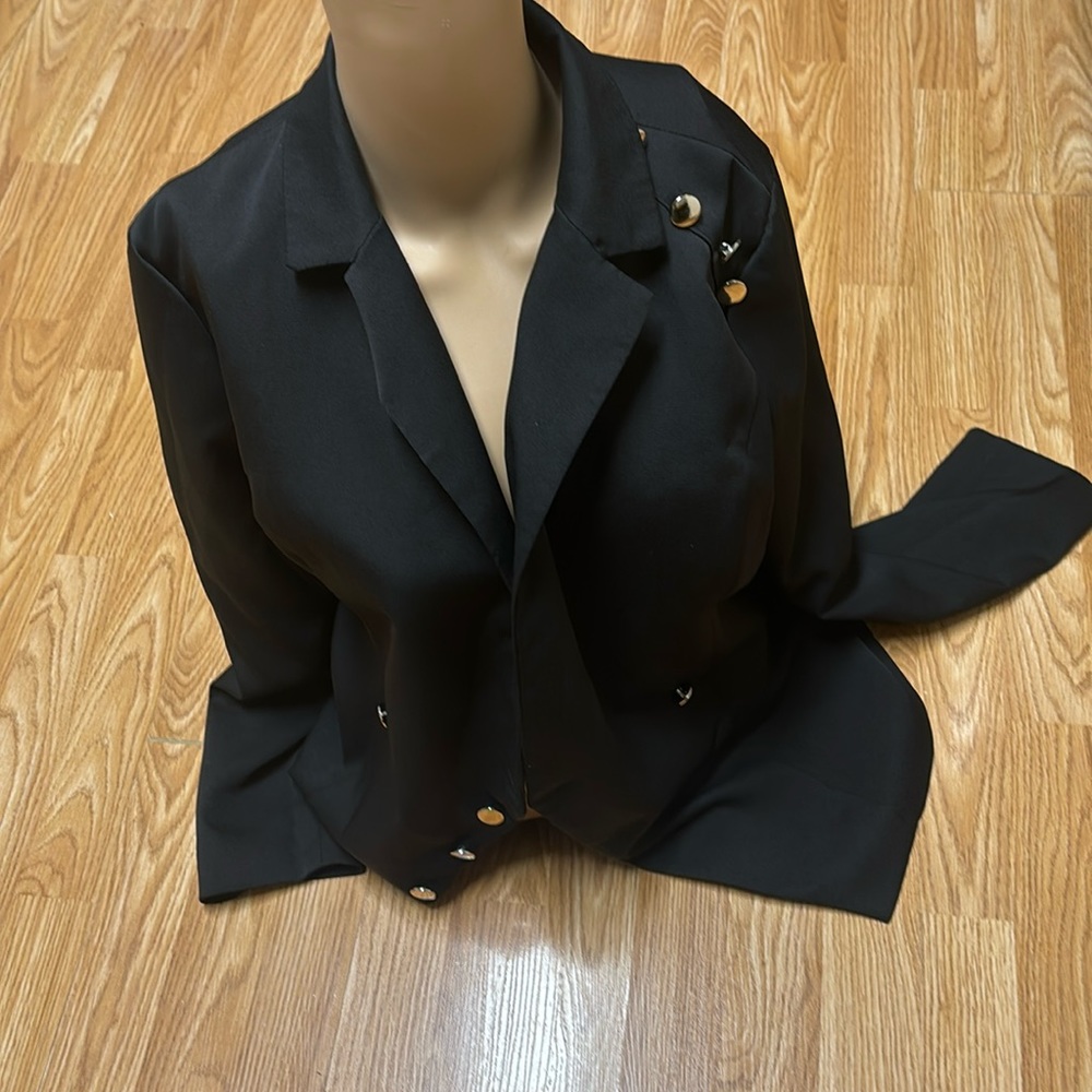 FHQ Collection Size L Black Polyester Jacket